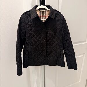Burberry Black Quilted Puffer Jacket - XL